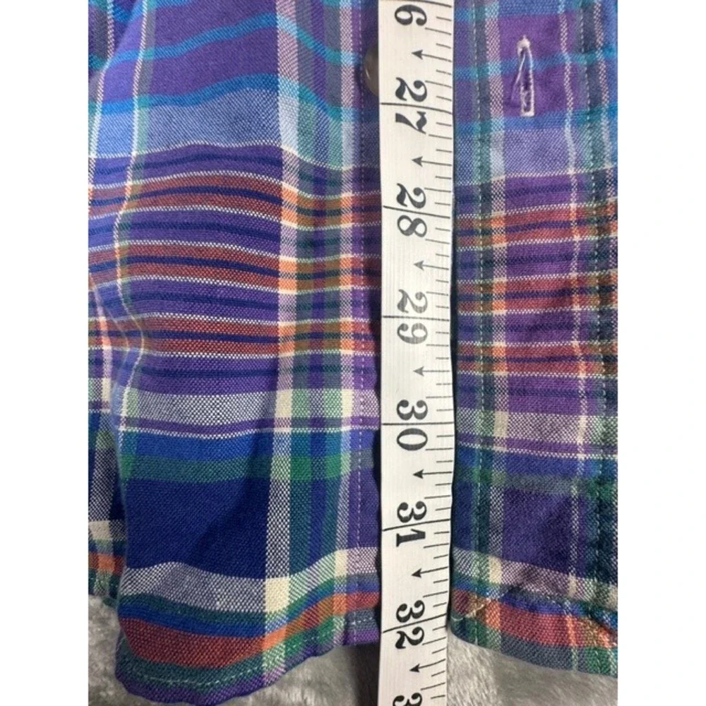 Polo Ralph Lauren Shirt Mens 2XB Multi Color Plaid Long Sleeve Cotton Big & Tall